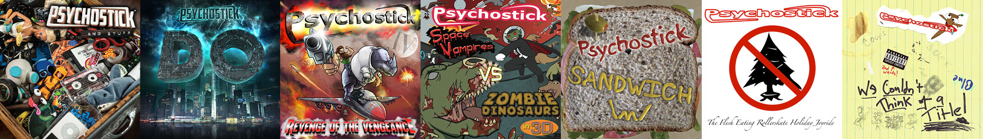Music Madness! All seven Psychostick albums at a discount! WOAH.